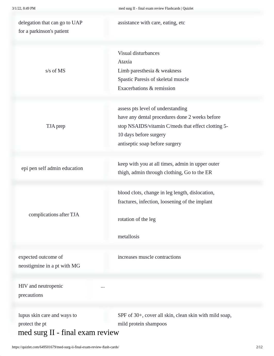 med surg II - final exam review Flashcards _ Quizlet.pdf_djmff3t1aqp_page2