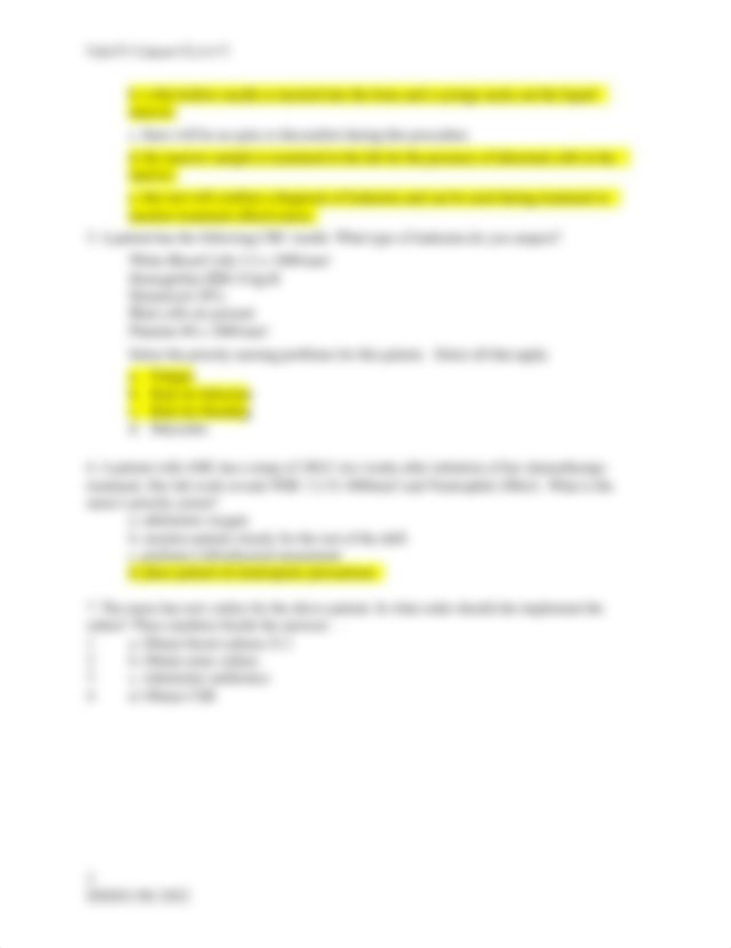 CLA 5 Leukemia Lung Cancer NCLEX Questions2022  (1).docx_djmu3kva26q_page2