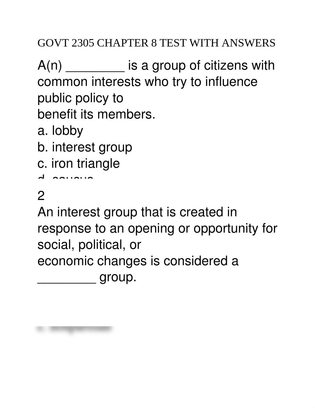 GOVT 2305 CHAPTER 8 TEST WITH ANSWERS.docx_djnch2f2wd9_page1