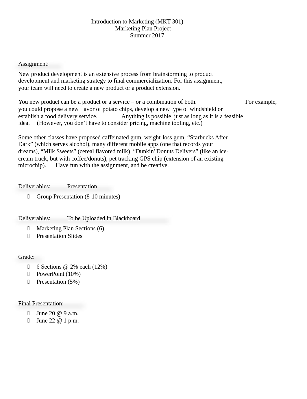 MKT 301 - Marketing Plan - Summer 2017.docx_djngv83i5uv_page1