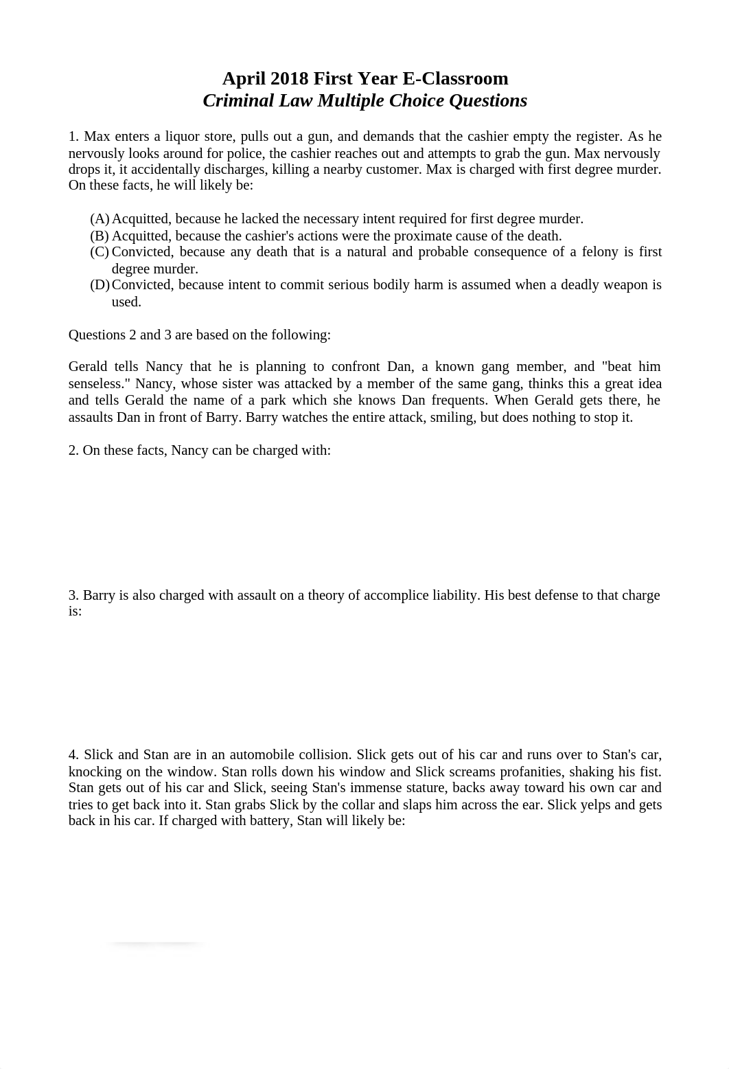 April 2018 1st yr criminal law MBE questions-2.pdf_djnnvkiqccu_page1