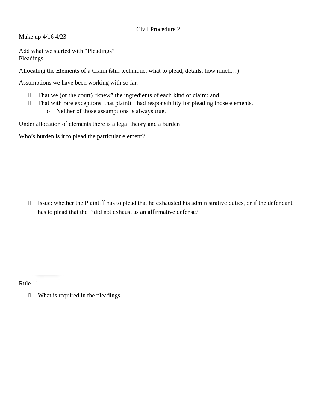 Civil Procedure 2 Master Outline (Johnson - Spring 2014).docx_djo3i4rh5g6_page1