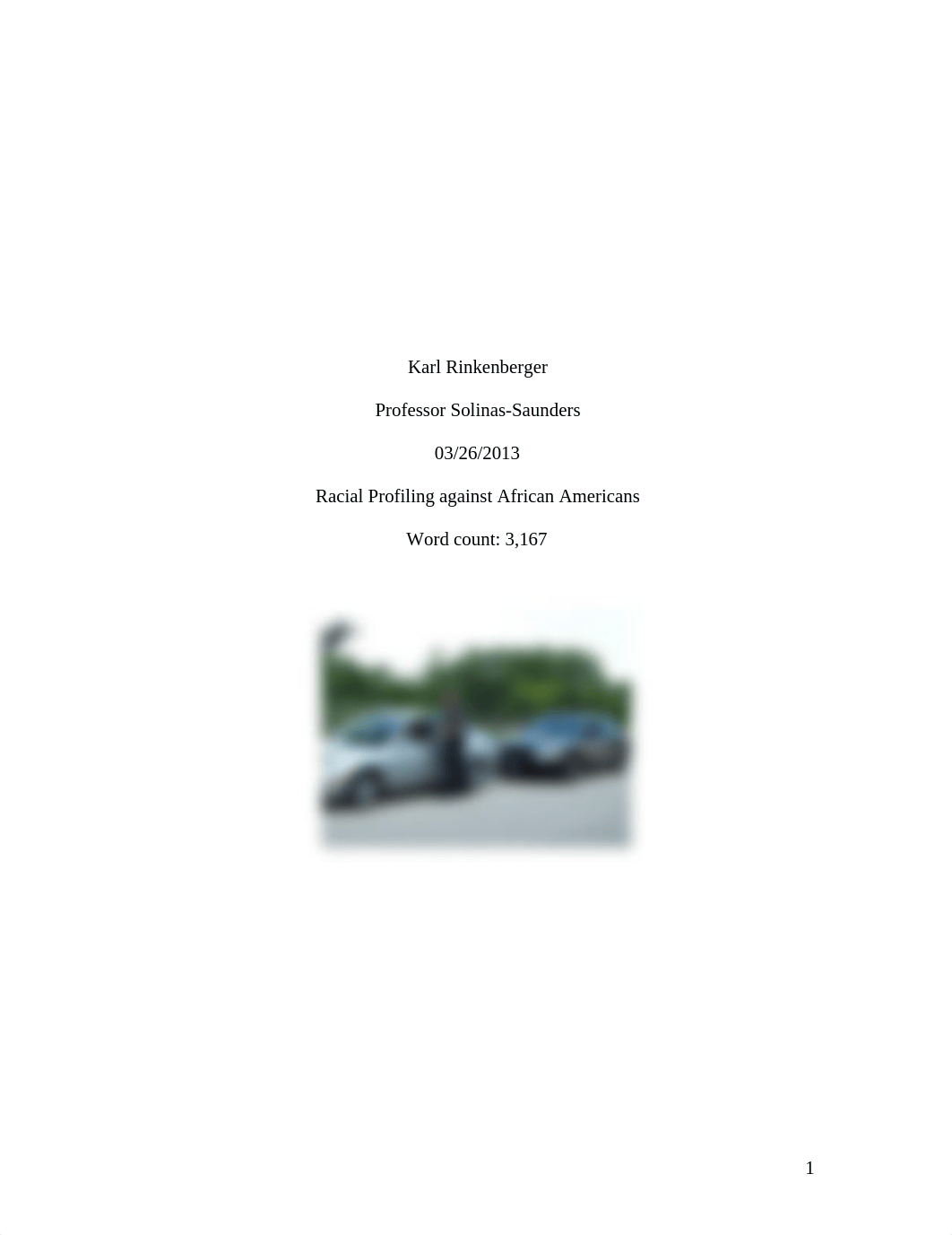 Final Draft of Essay Over Racial Profiling Against African Americans_djo3o5cuyuy_page1