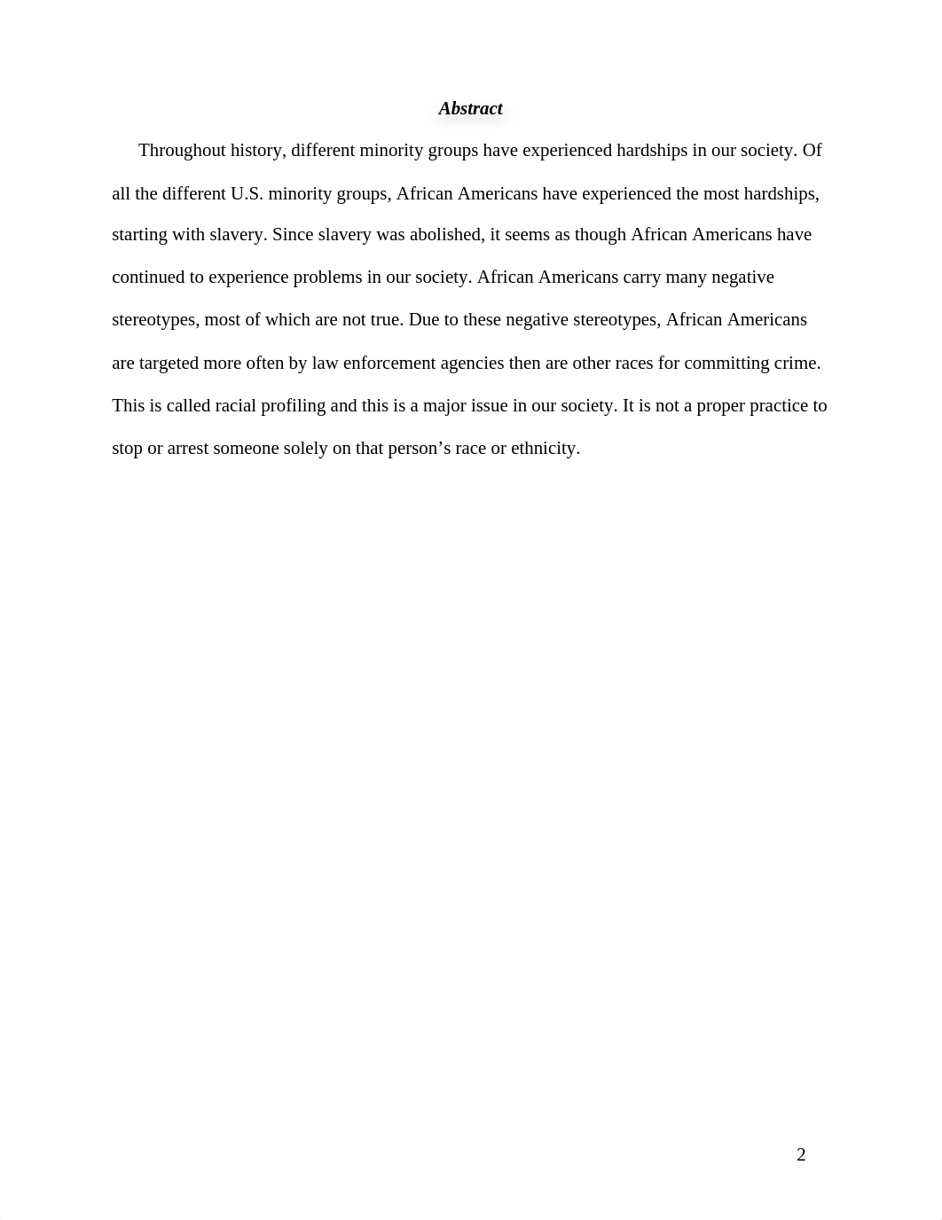 Final Draft of Essay Over Racial Profiling Against African Americans_djo3o5cuyuy_page2