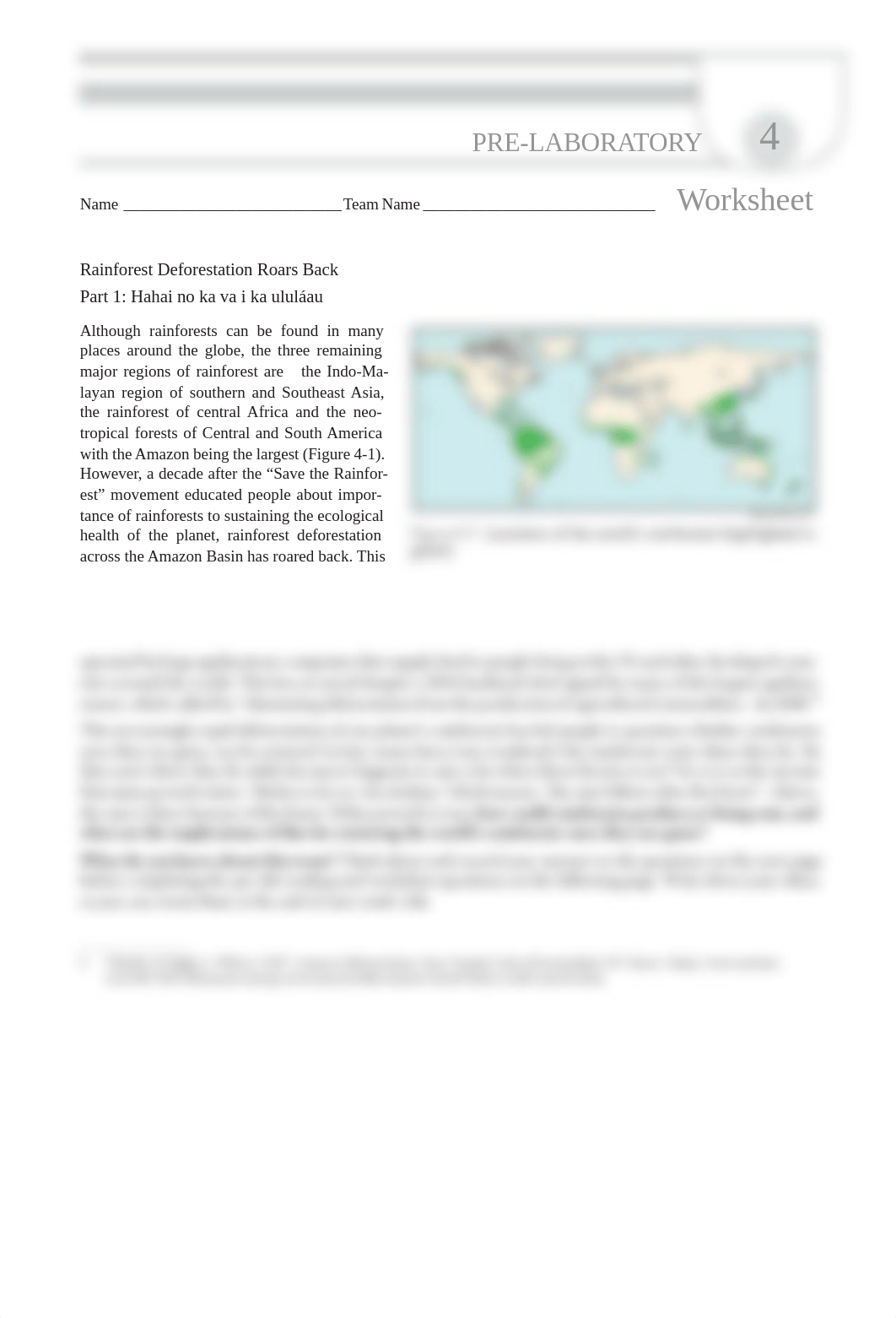 Pre-Lab 4 Worksheet - Rainforest Deforestation.pdf_djo67h7nabx_page1