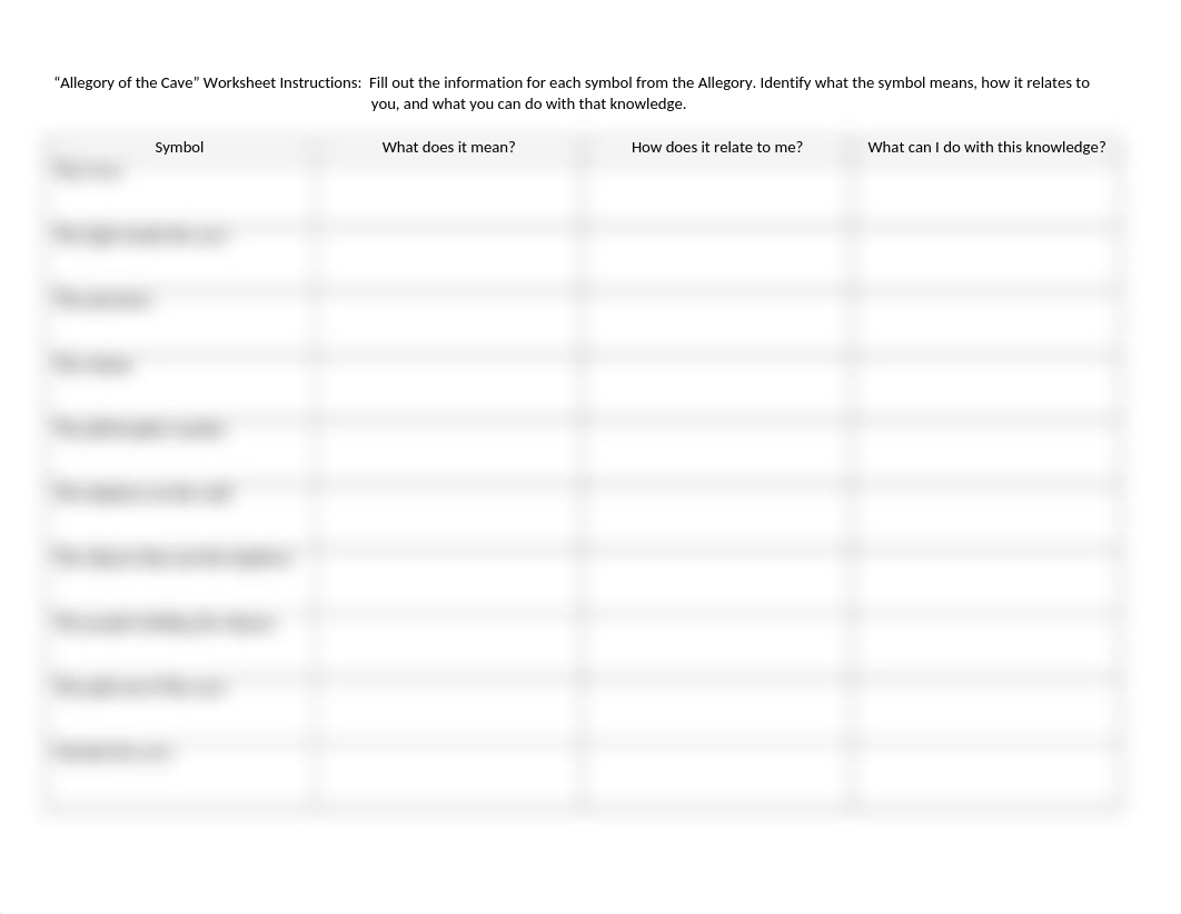 Allegory of the Cave Worksheet.docx_djoijn3p58p_page1