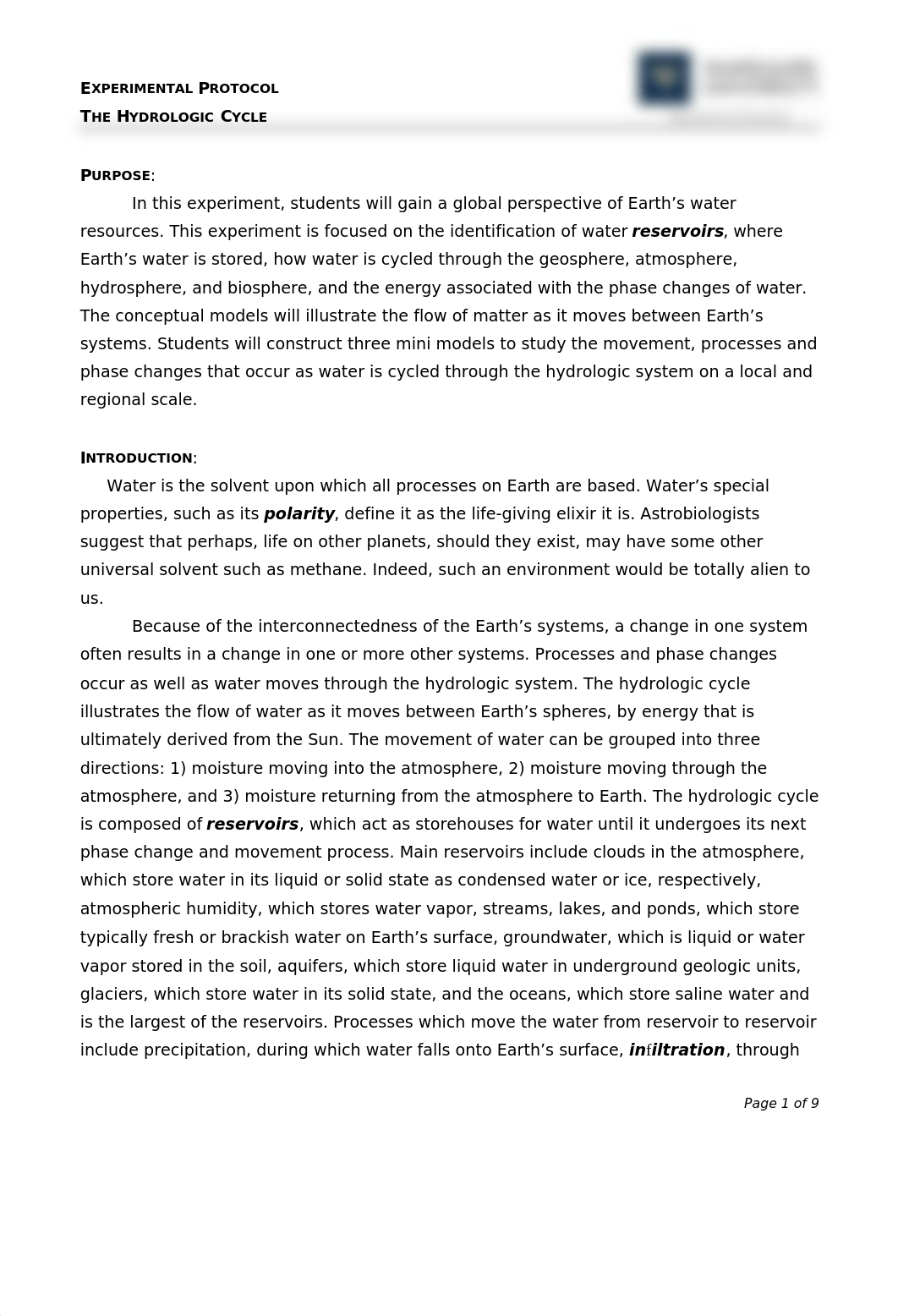 Lab 4 The Hydrologic Cycle.docx_djoq5q7au9d_page1