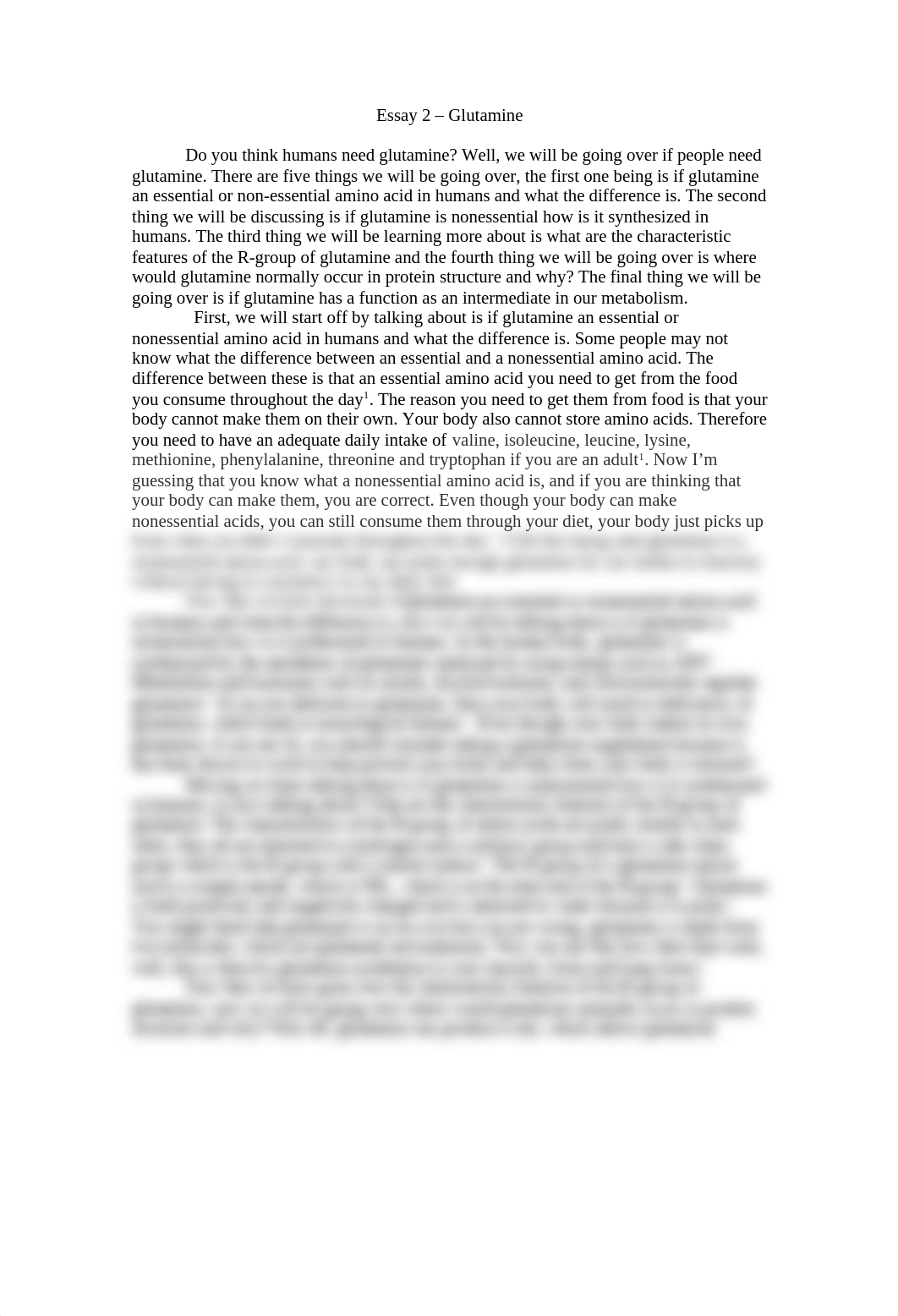 Essay 2 - Glutamine.docx_djpht6r7m7i_page1