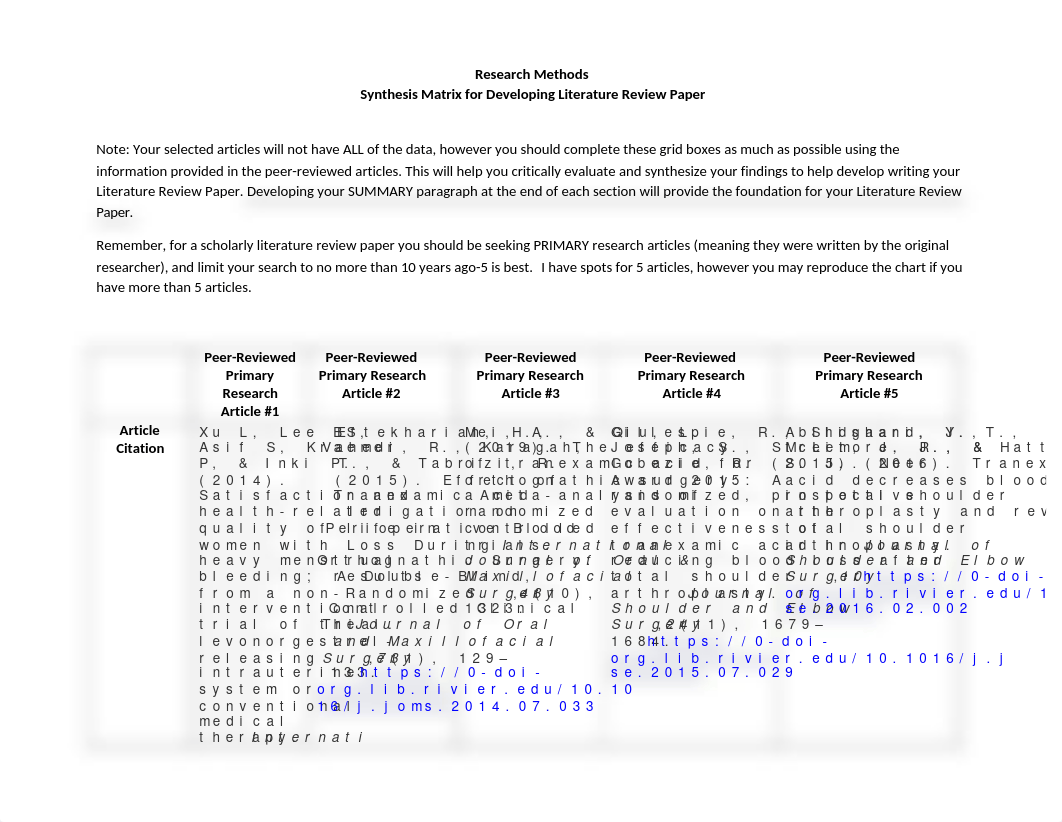 Synthesis Matrix Document Module 9.docx_djpnqbbnv1z_page1