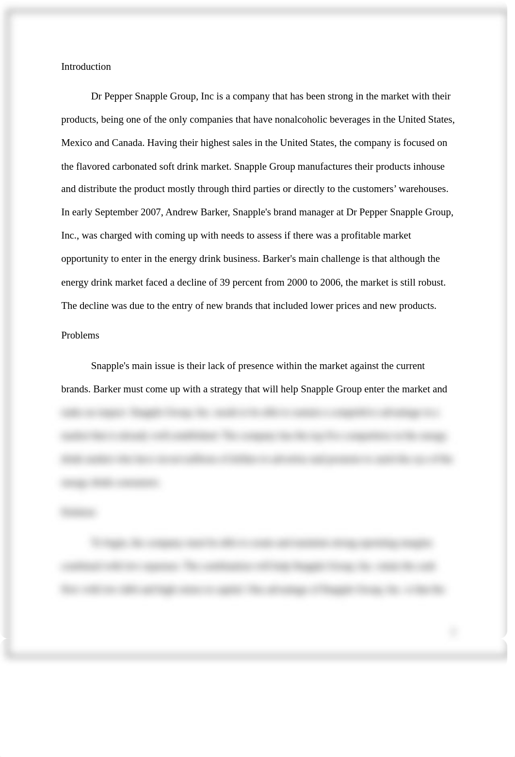 Dr Pepper Snapple Group, Inc. - Case 1 .docx_djq3zmjer8r_page2