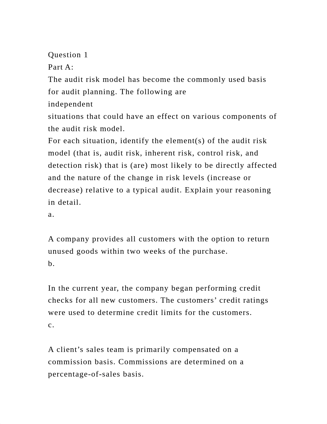 Question 1Part A The audit risk model has become the commonly u.docx_djqco8rbrji_page2