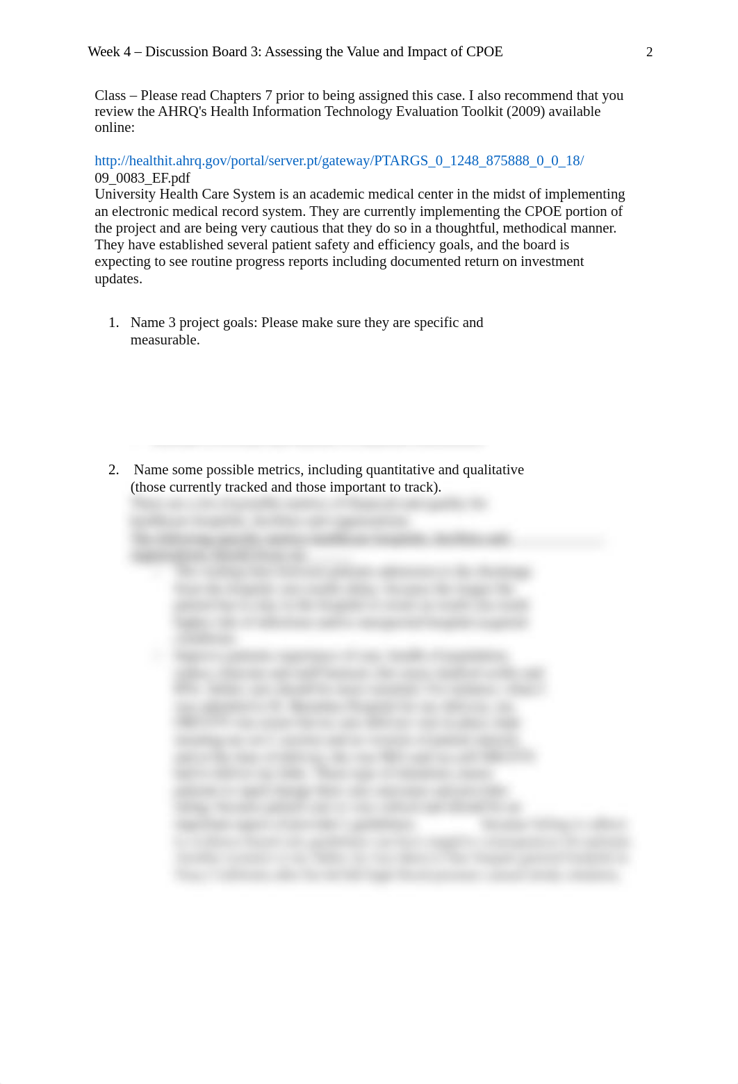 Week 4 - Discussion Board 3 - Assessing the Value and Impact of CPOE - Spring 1 2020.docx_djqd38pgmll_page2