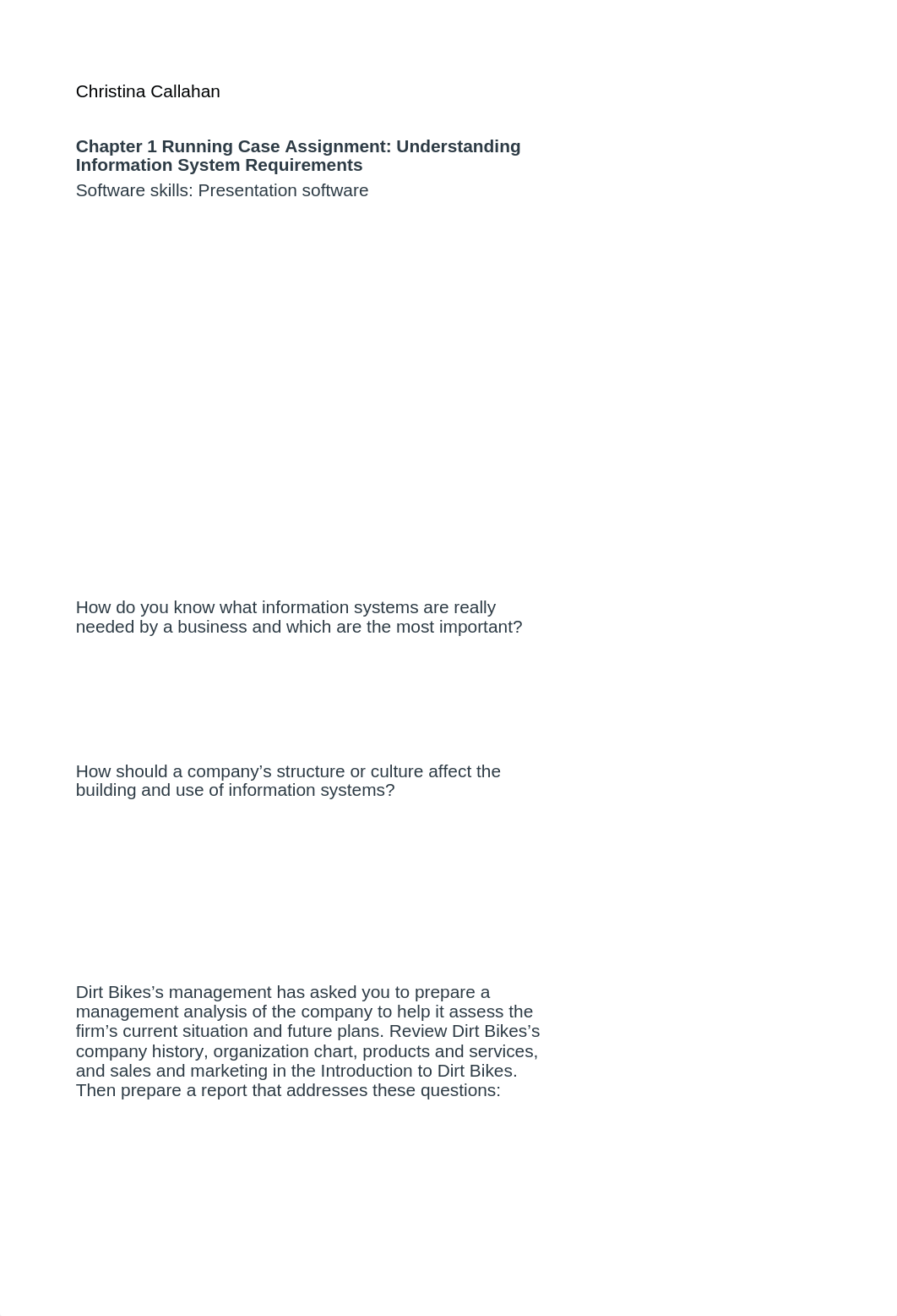 Chapter 1 Running Case Assignment- Understanding Information System Requirements.xlsx_djqd6l90n6e_page1