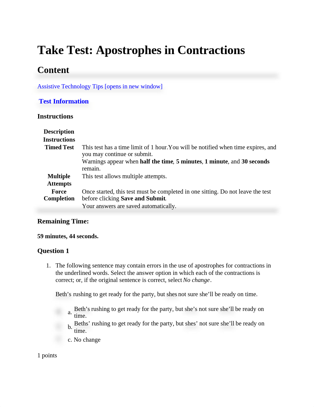 Take Test Apostrophes in Contractions.docx_djqdsrjyswo_page1