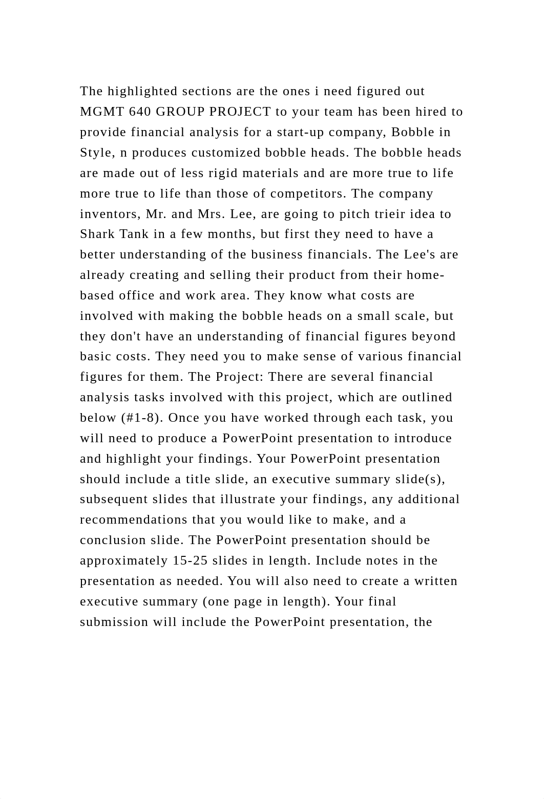 The highlighted sections are the ones i need figured out MGMT 640 GR.docx_djqg15rcmeg_page2