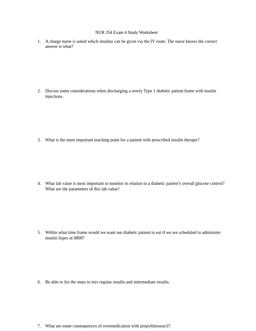 Exam 4 Study Worksheet Pharm.docx_djqospa03qb_page1