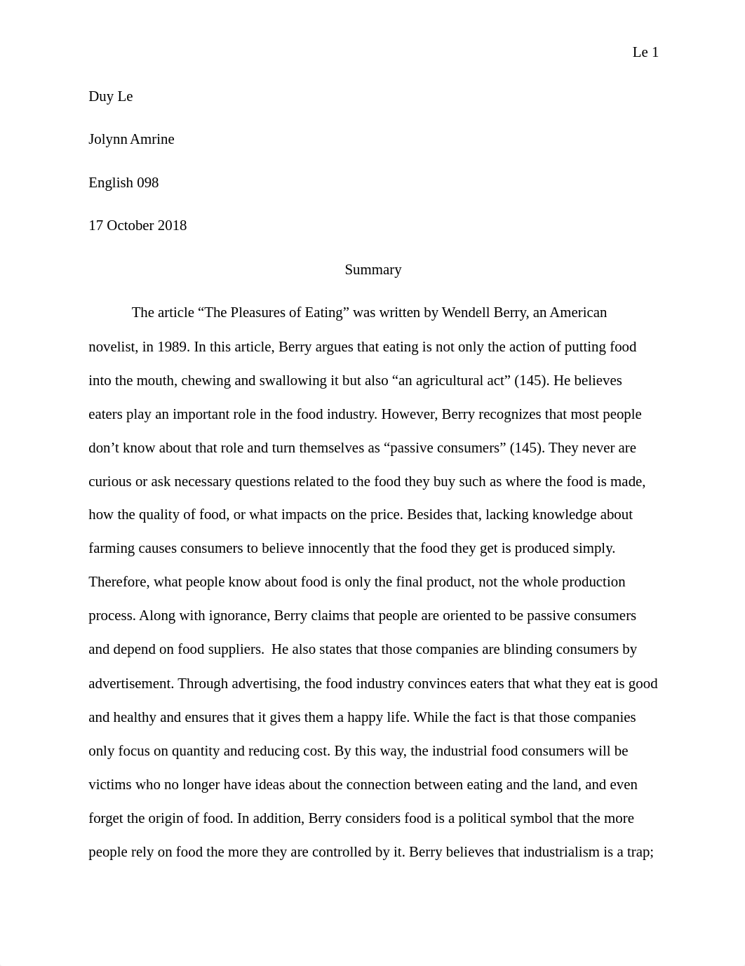 Essay 2_The Pleasures of Eating.docx_djr0ba9w59k_page1