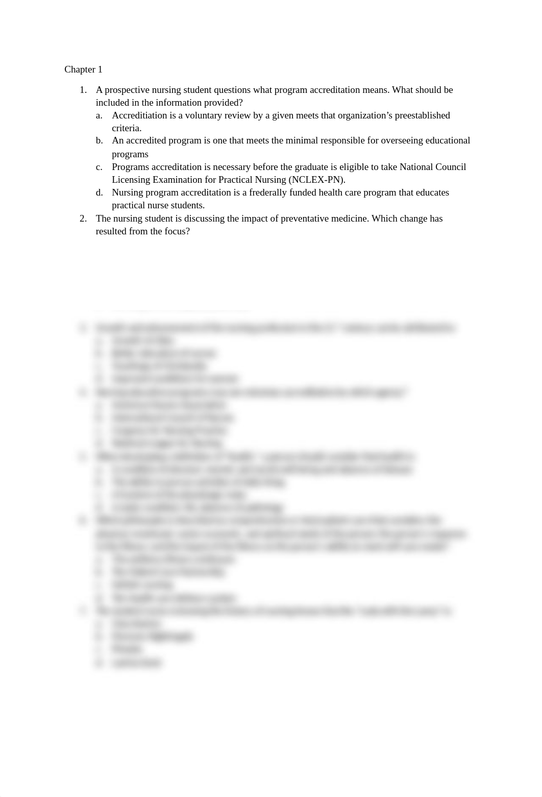 Chapter 1 The Evolution of Nursing questions.docx_djr32k9lvnx_page1