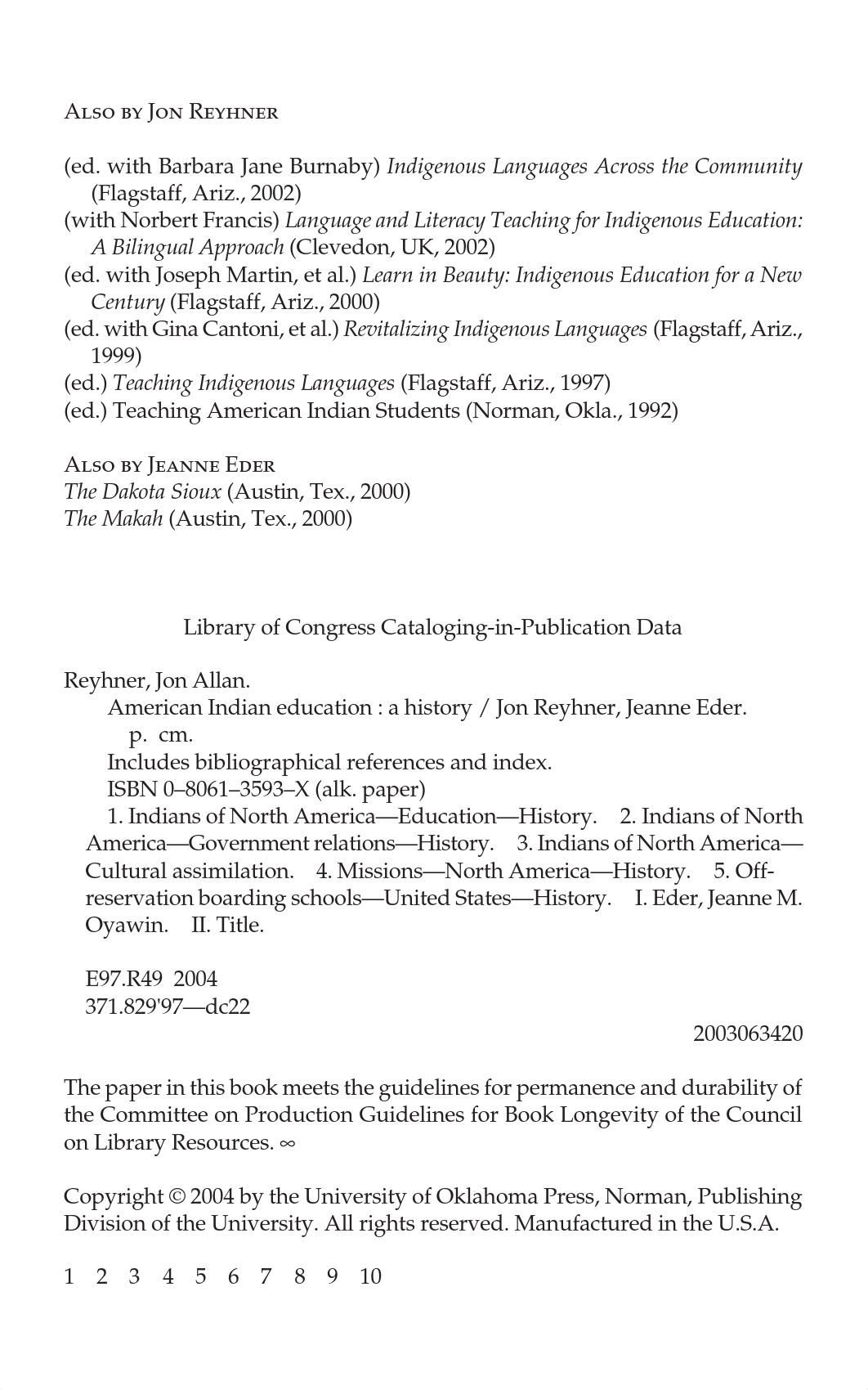 Jon Allan Reyhner, Jeanne M. Oyawin Eder - American Indian Education_ A History (2004) - libgen.lc (_djriv64sjob_page5