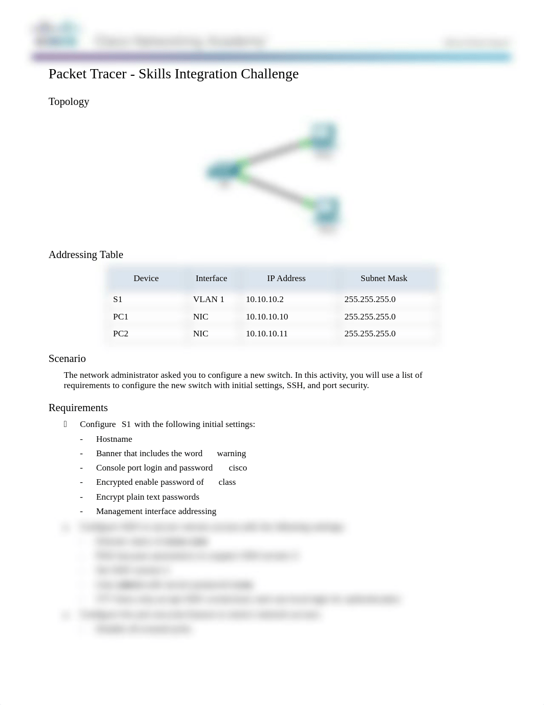 2.3.1.2 Packet Tracer - Skills Integration Challenge Instructions_djrnj4wr1ws_page1