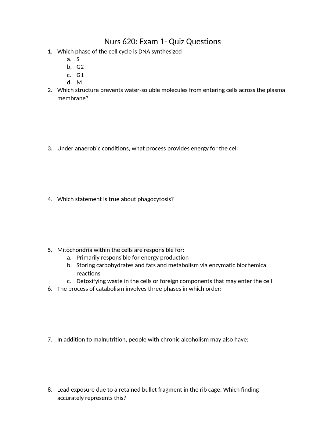 Nurs 620- Adv Patho Exam 1 Quiz Questions.docx_djrr2afsfip_page1