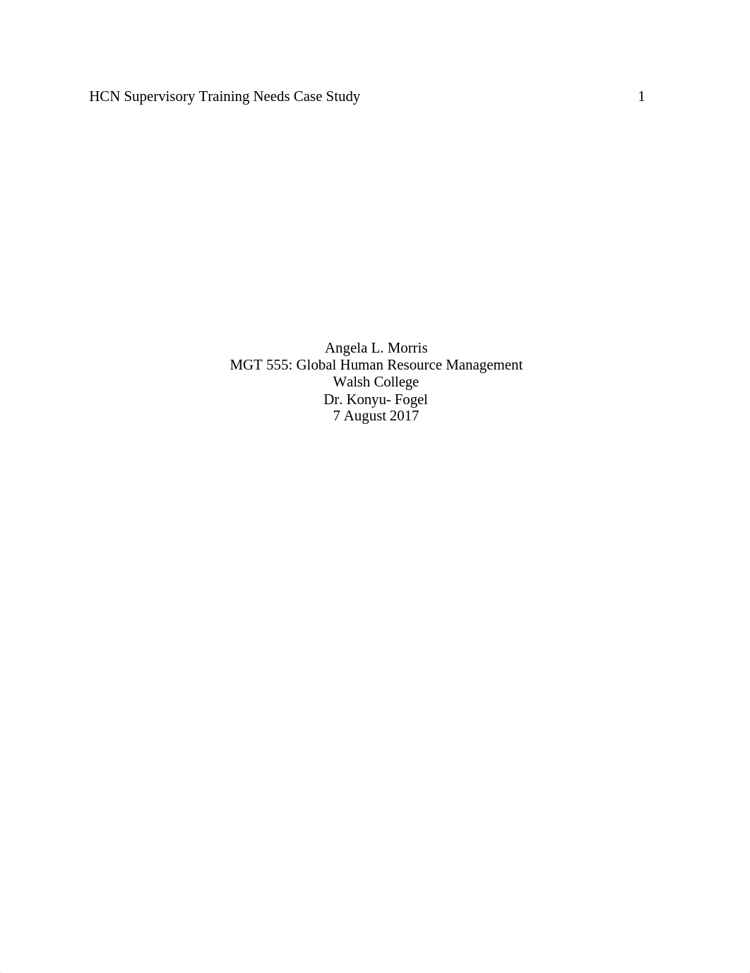 HCN Supervisory Training Needs Case Study                      1.docx_djrro4wrnlg_page1