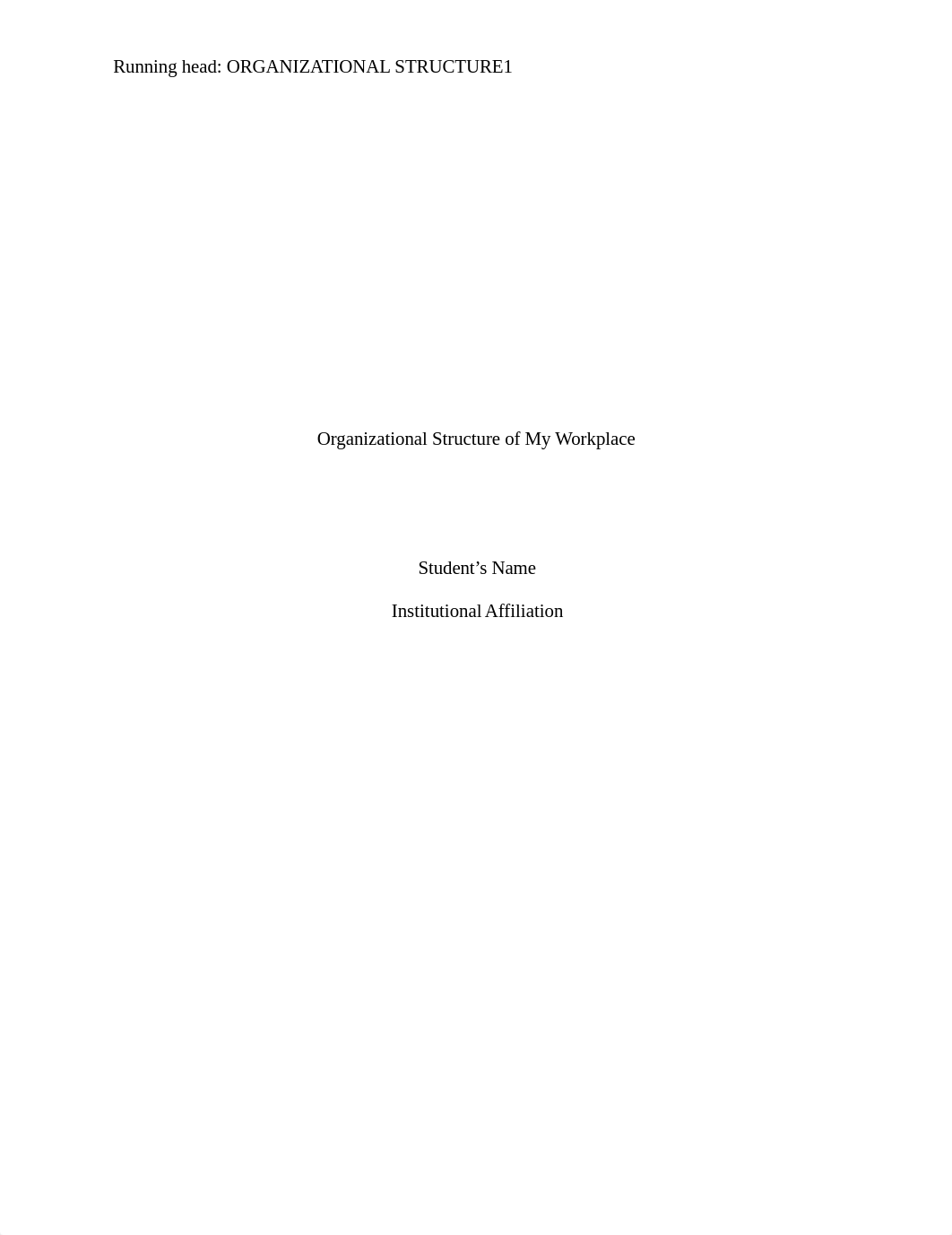 Organizational Structure of My Workplace.docx_djrxvzrwf1k_page1
