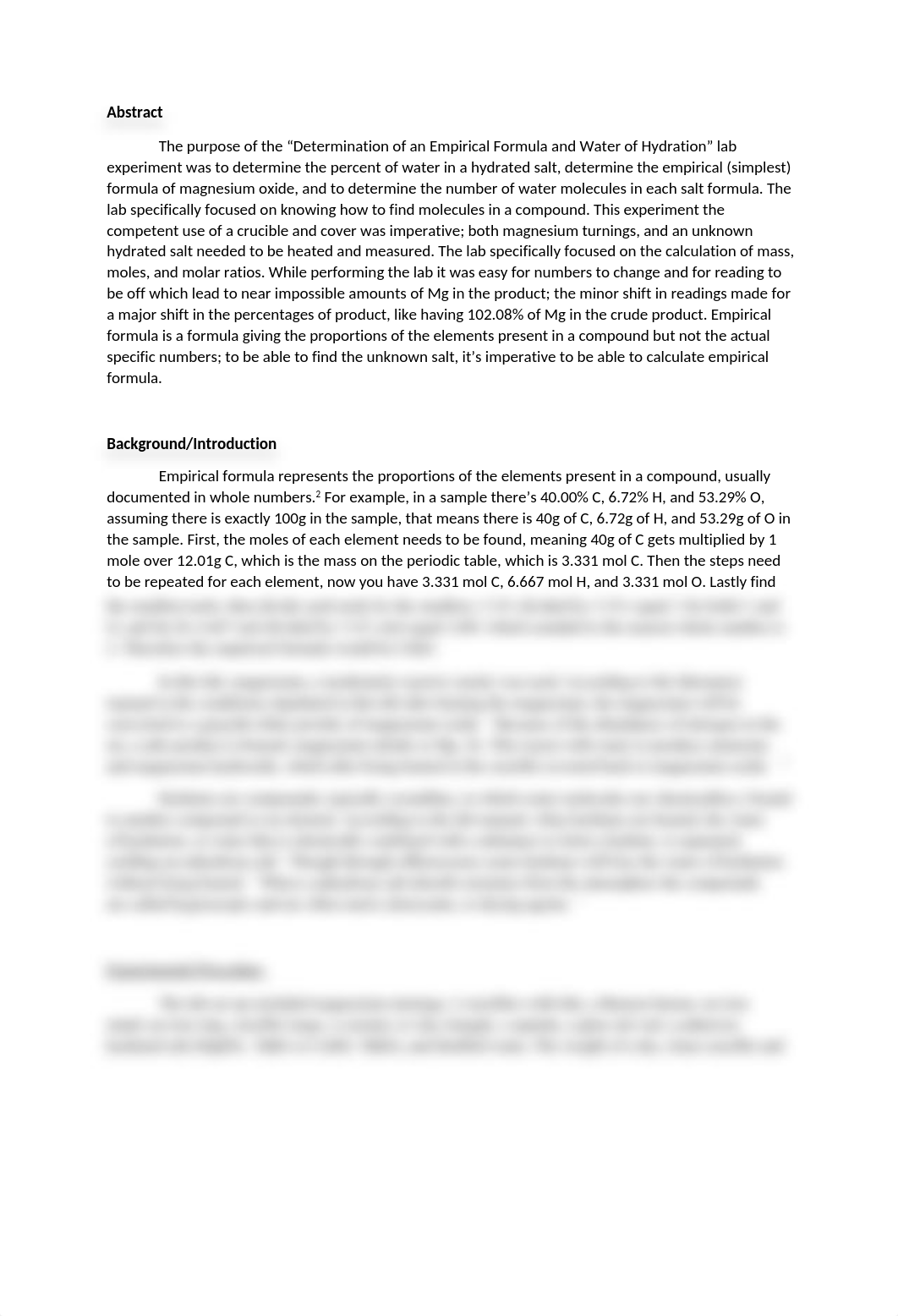 Determination of an Empirical Formula and Water of Hydration_djrxx4pvcbu_page2