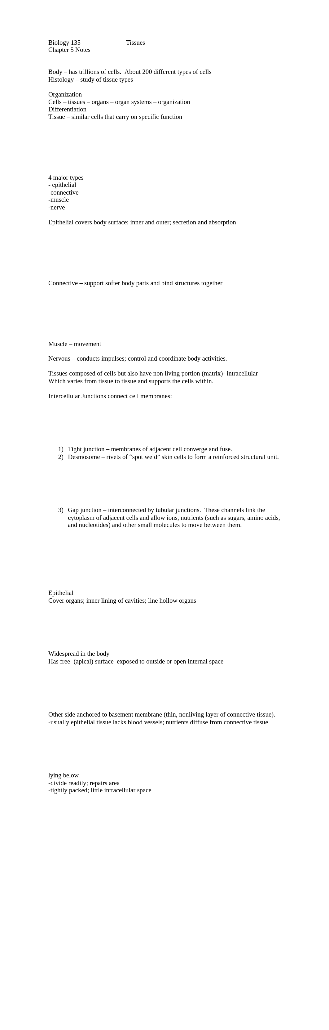 BIO 137  notes Chapter 5_djsekvdm145_page1