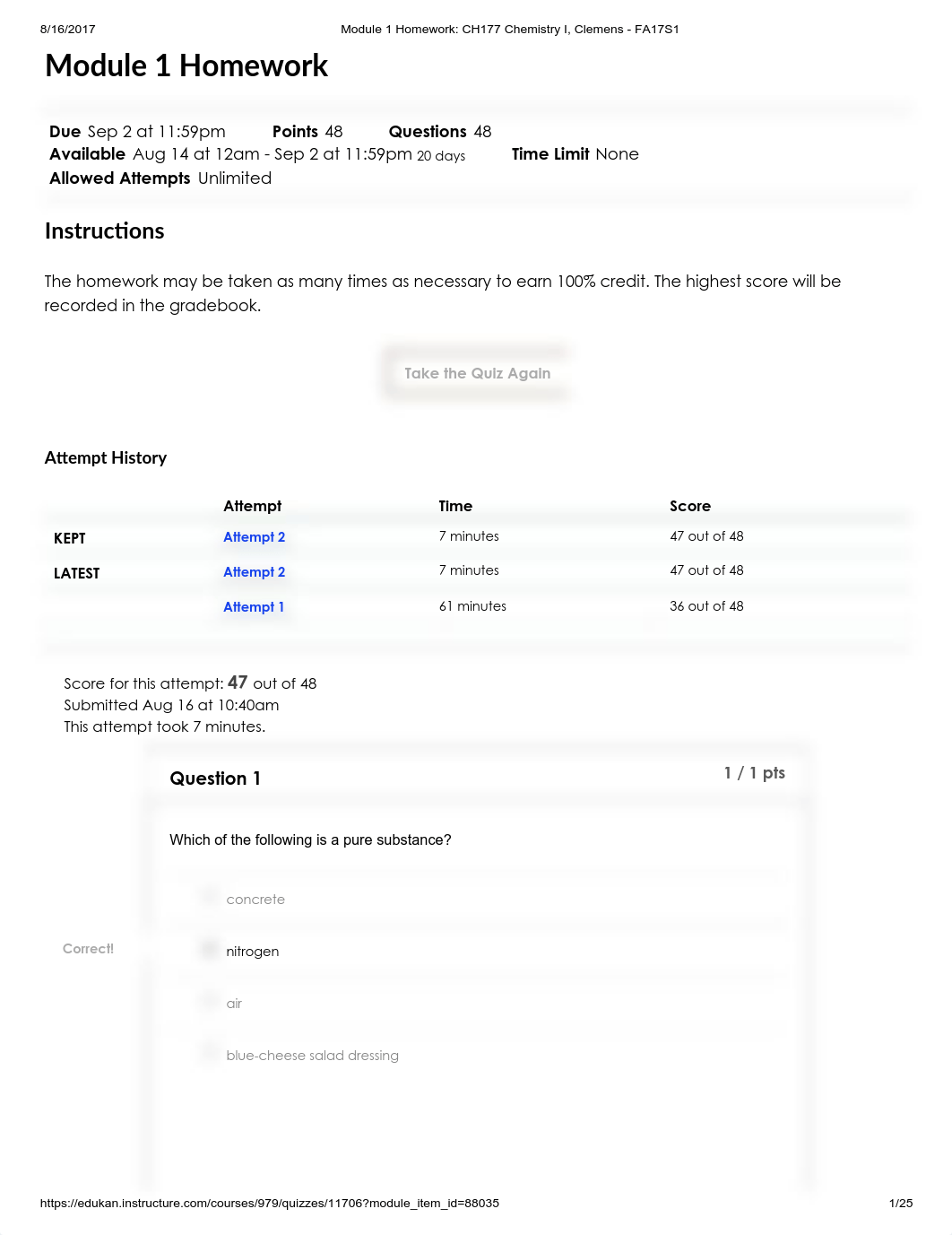 Module 1 Homework_ CH177 Chemistry I, Clemens - FA17S1.pdf_djsidefjiyi_page1