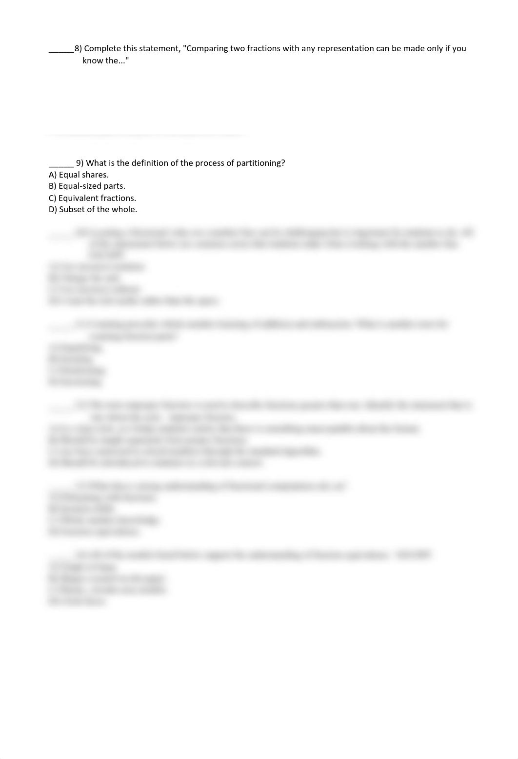 Text-Elem. & Middle Sch. Math-Teaching Developmentally-Ch 14 Quiz and KEY-Developing Fraction Concep_djsmrhsxngl_page2