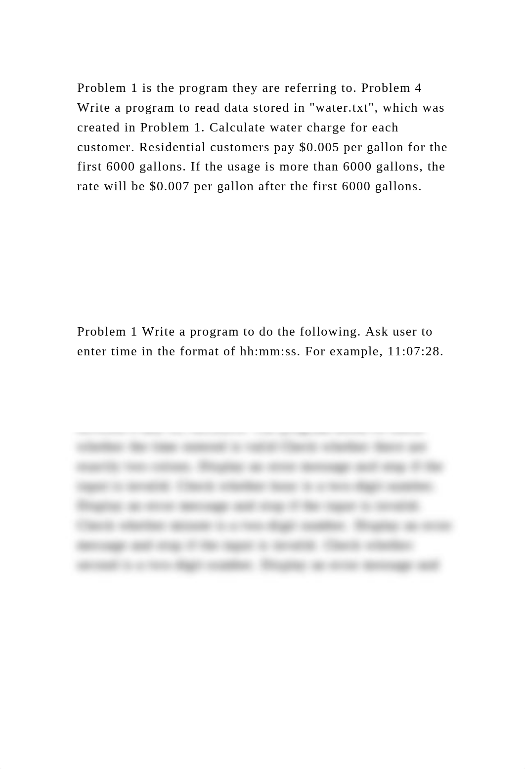 Problem 1 is the program they are referring to. Problem 4 Write a pr.docx_djsp3ujlvm1_page2