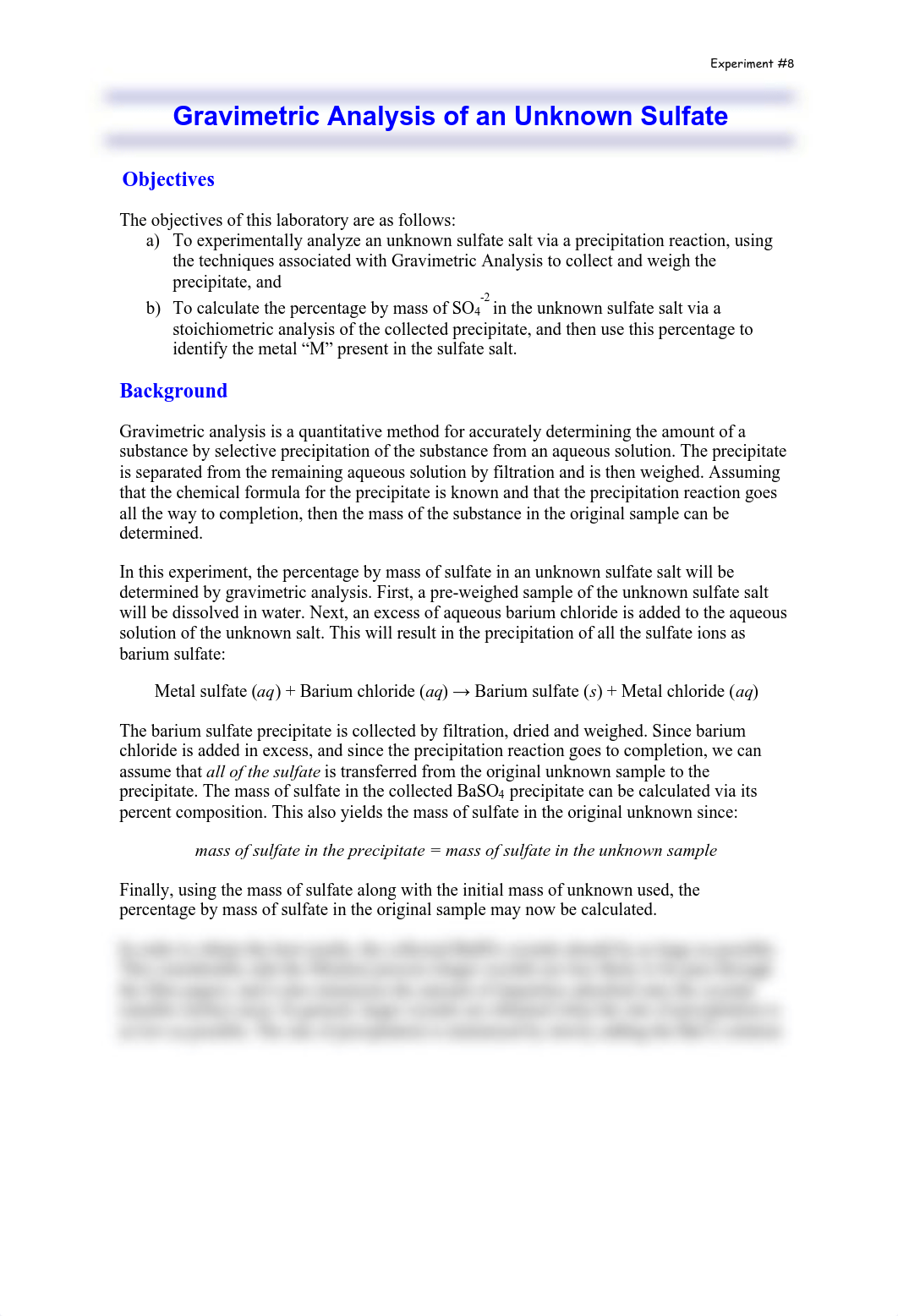 Lab #8 Lab Data Gravimetric Analysis.pdf_djswr5y2301_page1