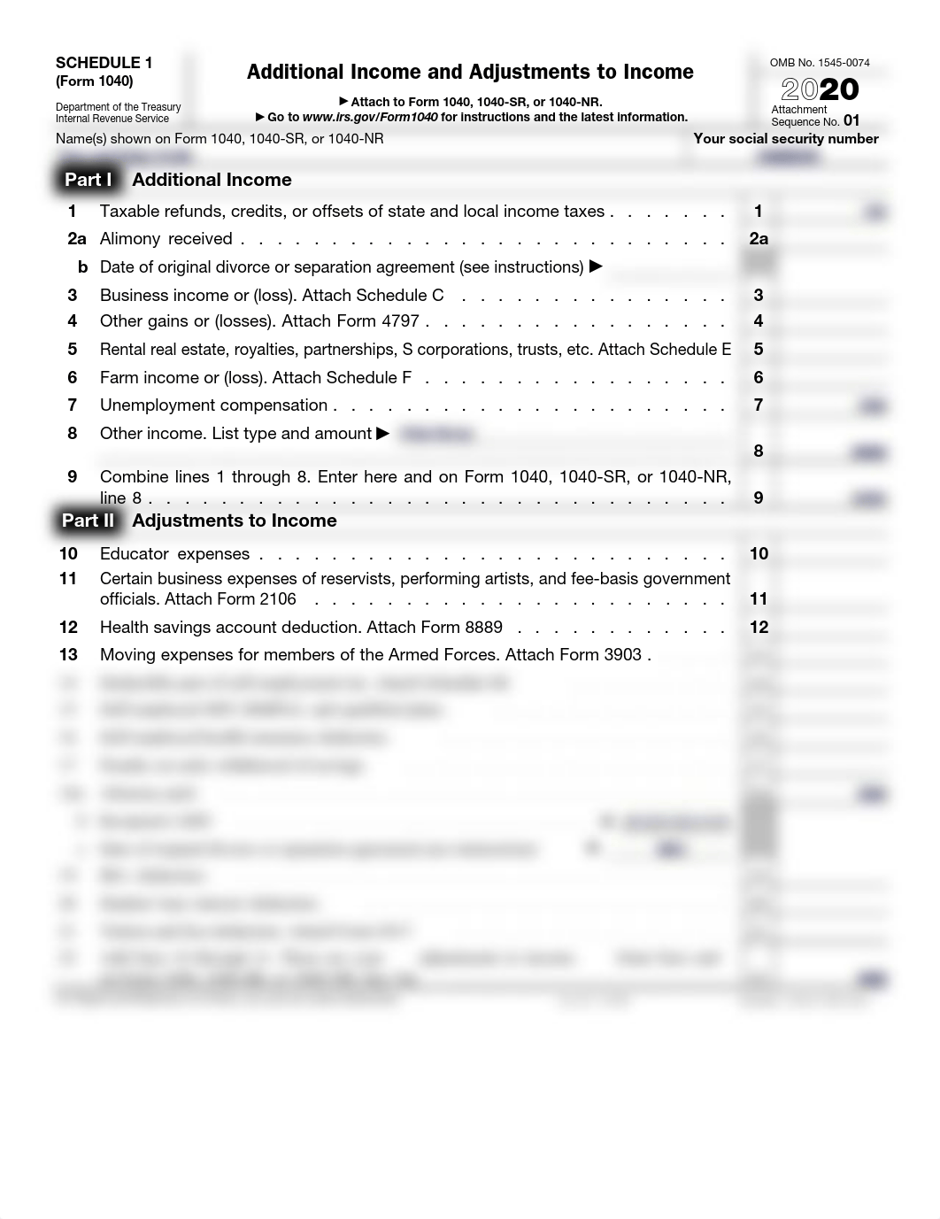 Tax Return #2 2020 Schedule 1 Form 1040.pdf_djt8rn1erkg_page1