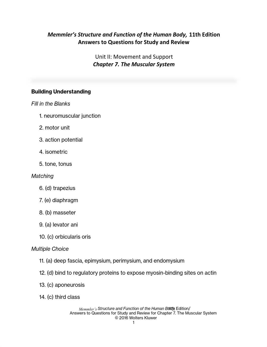 Chapter 7 Study and Review Answers Memmlers Structure and Function of the Human Body_djtc36m7vgl_page1