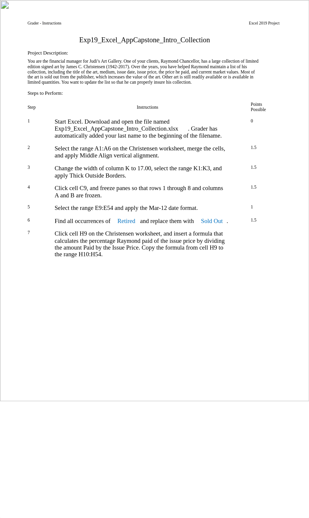 Exp19_Excel_AppCapstone_Intro_Collection_Instructions.docx_djtdd2d39ht_page1