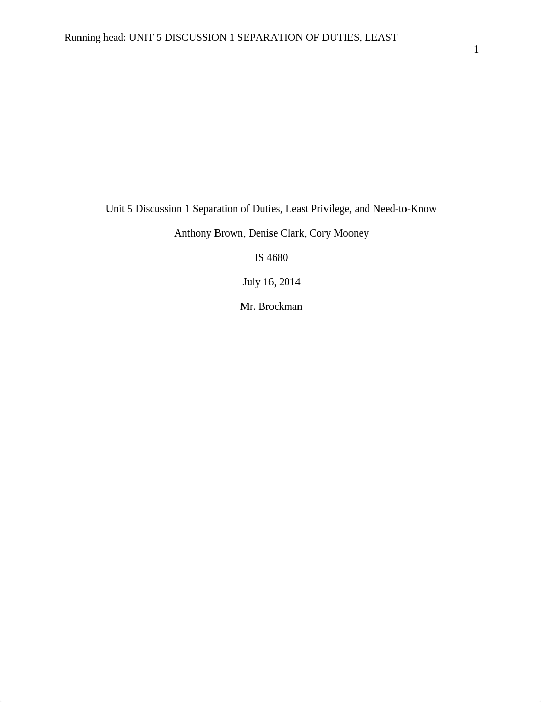 Unit 5 Discussion 1 - Separation of Duties, Least Privilege, and Need-to-Know_dju7gumzgkz_page1