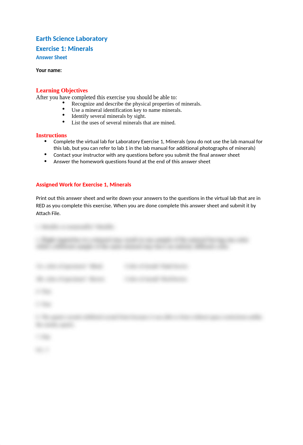 Answer Sheet for Exercise 1 Minerals.docx_djua8cg1nuc_page1