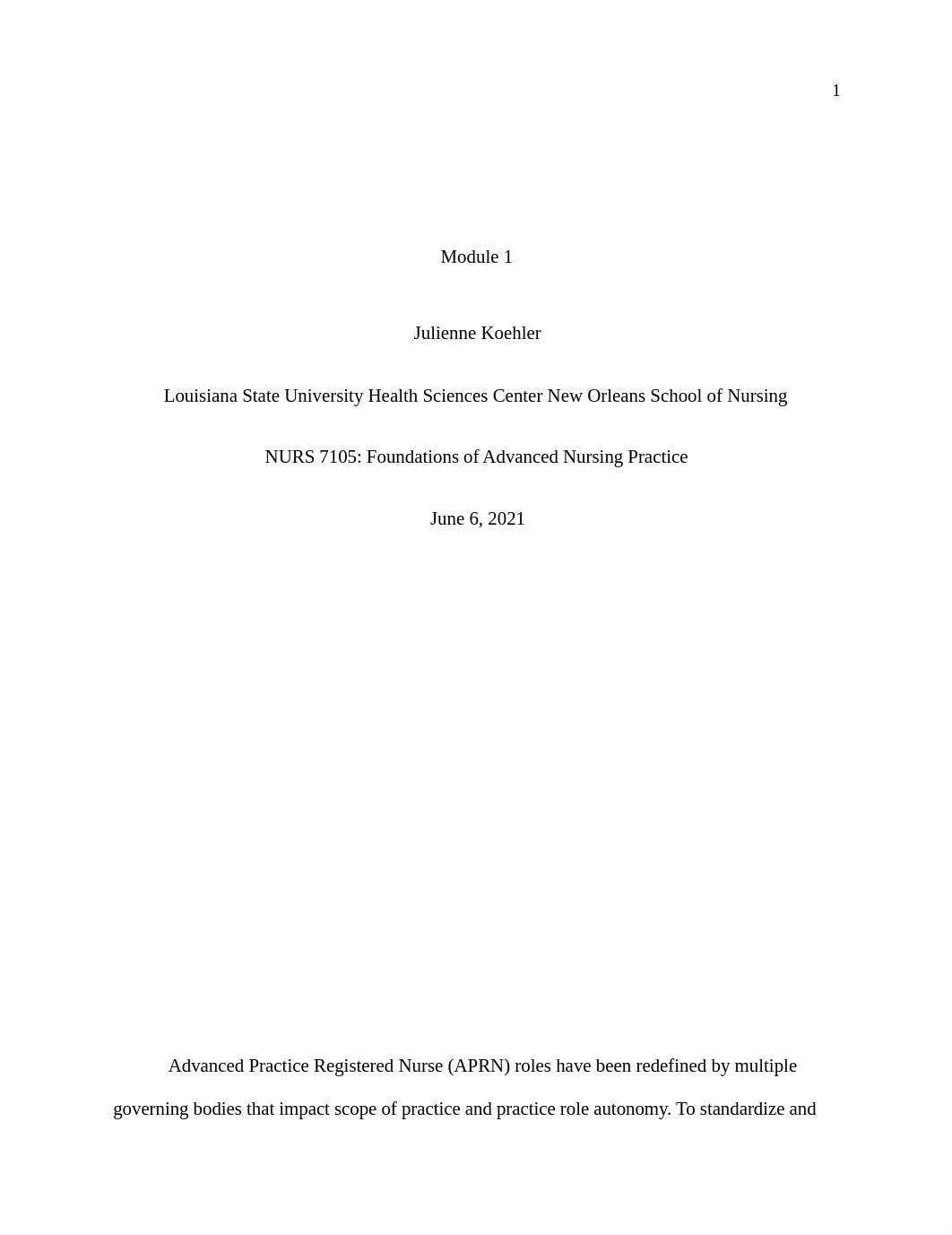 NURS 7105 Module 1_ Scope of Practice, Consensus Model; and CRNA Standardization.docx_djue5aobqnq_page1