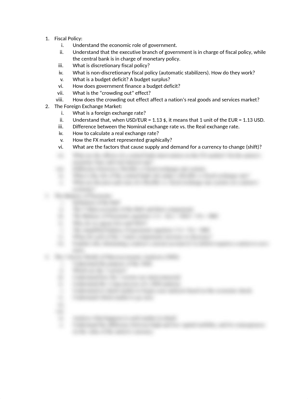 Economics MIB Final Exam Review Checklist.docx_djueusl0cb2_page1