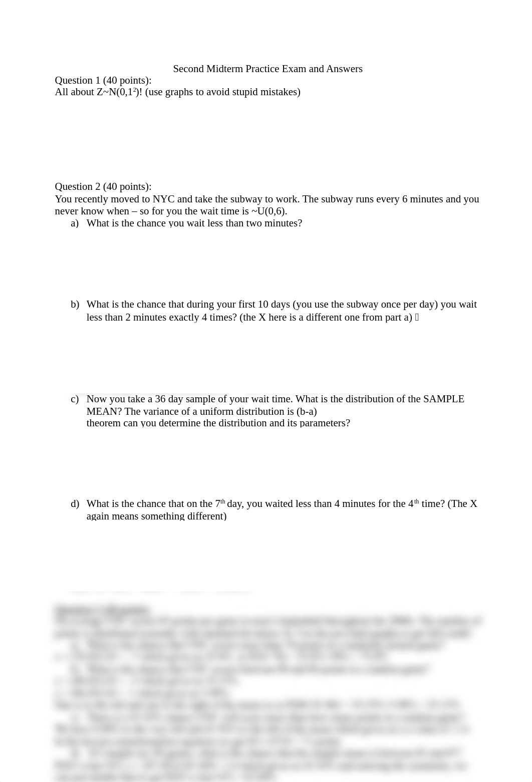 ECO250-MT#2 Practice Exam and Answers Version #3_djujmvihem6_page1