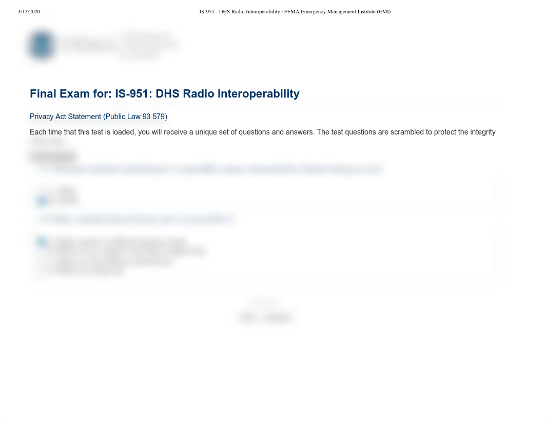 IS-951 - DHS Radio Interoperability _ FEMA Emergency Management Institute (EMI) 3.pdf_djus90s2ky9_page1