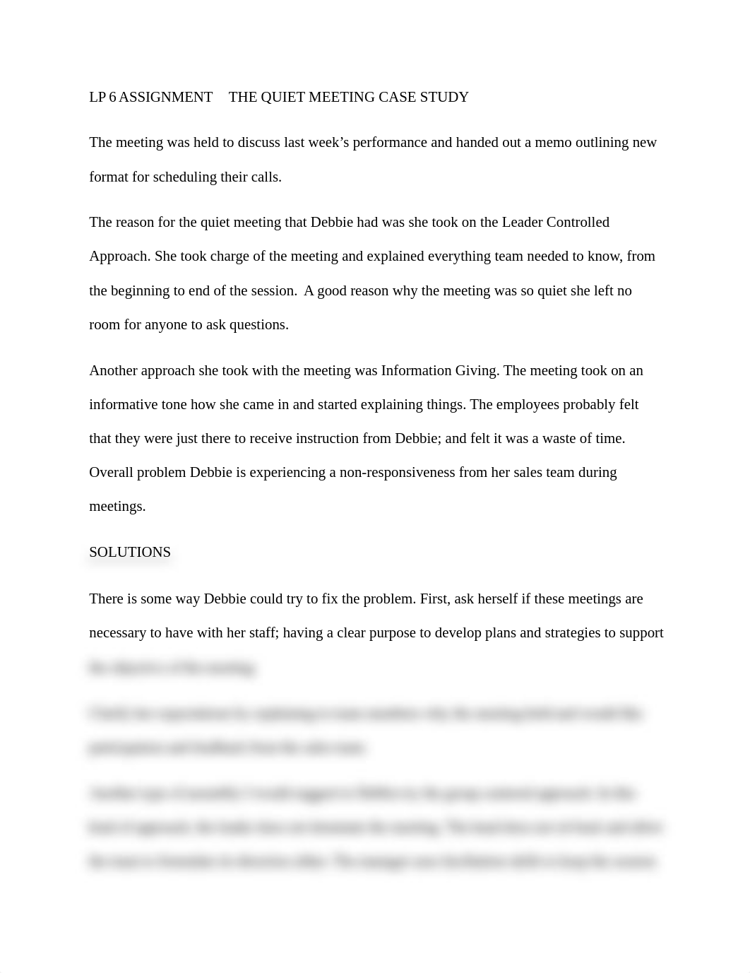 LP 6 ASSIGNMENT    THE QUIET MEETING CASE STUDY.docx_djv5q07fd1m_page1