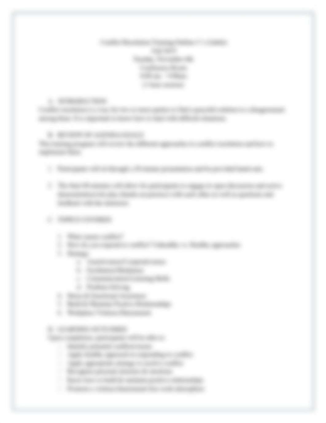 HRM 5040- Week 2 Conflict Resolution Training Outline.docx_djvmz6q0w8a_page4