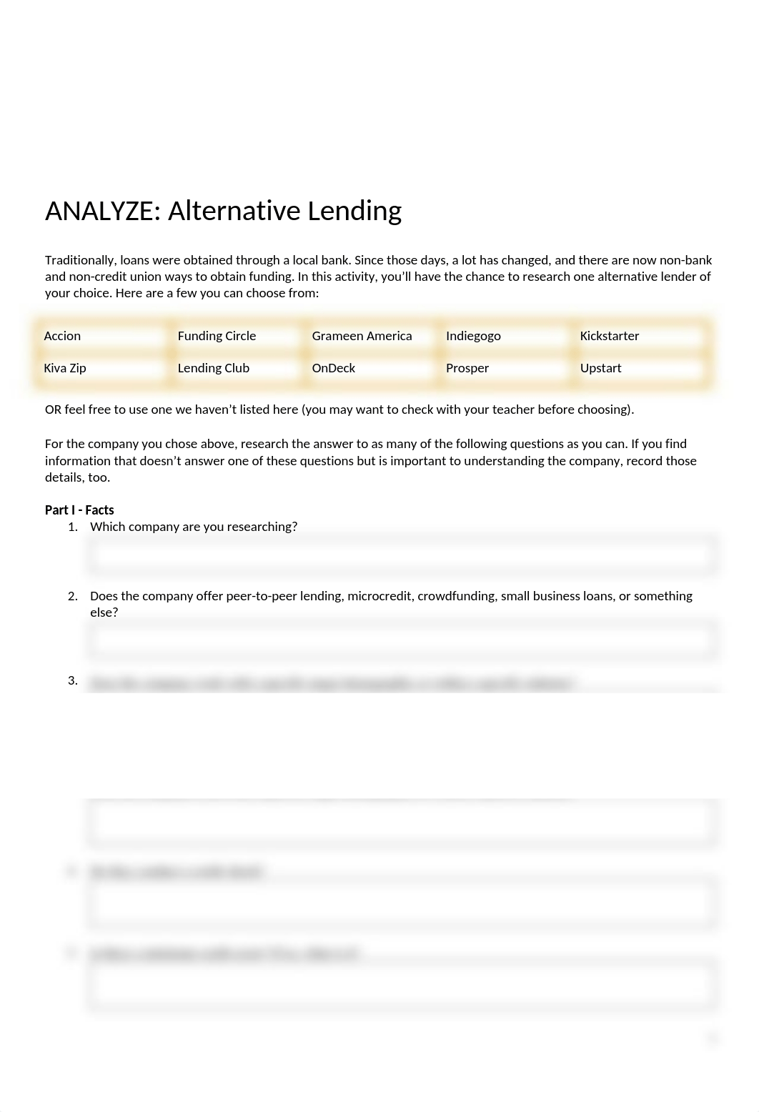 Alternative Lending Cool Down WS.docx_djvq55v33lj_page1