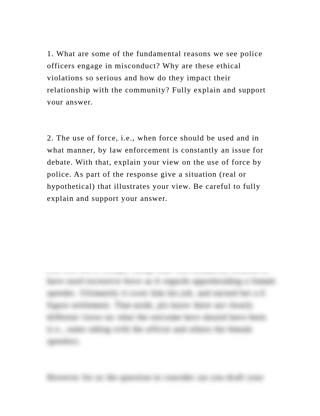 1. What are some of the fundamental reasons we see police officers e.docx_djvtpzv464y_page2