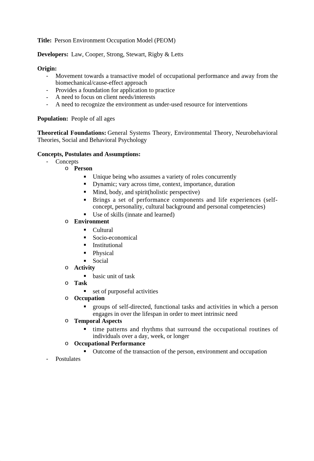 Person, Environment, & Occupation Model - PEOM_djvvurf3lyd_page1