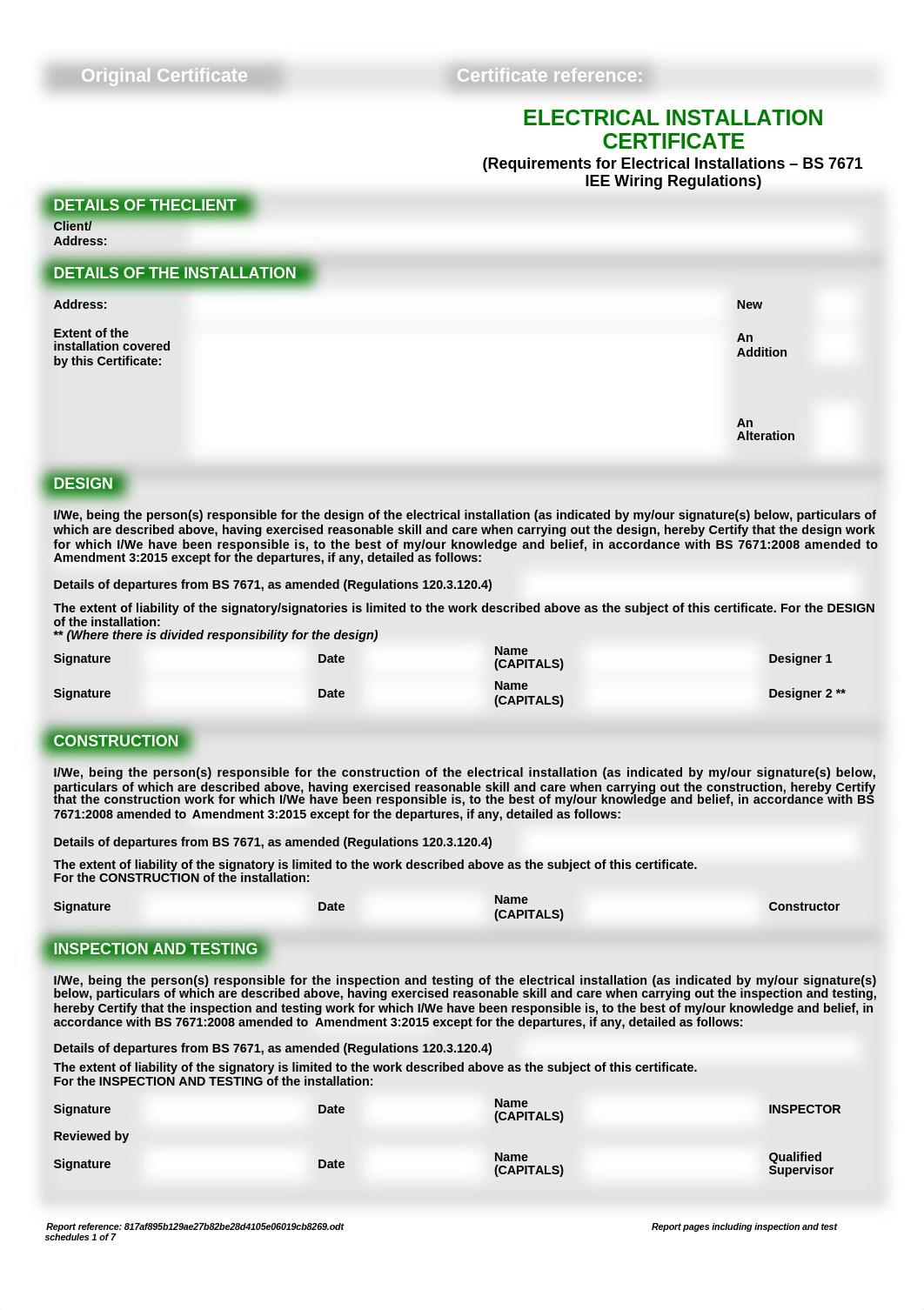 ELECTRICAL INSTALLATION CERTIFICATE - GREEN.odt_djw1douofne_page1