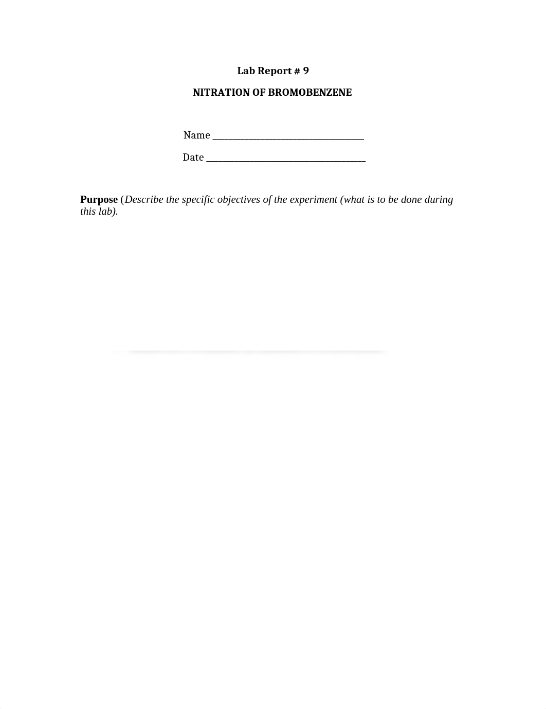 9._Nitration of Bromobenzene LabReport sheet .doc_djwq7tqdlmy_page1