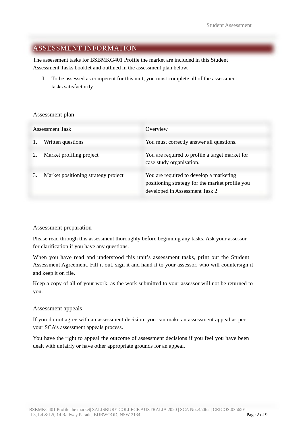 BSBMKG401 Student Assessment Task 2 (1).docx_djxhhdden90_page3